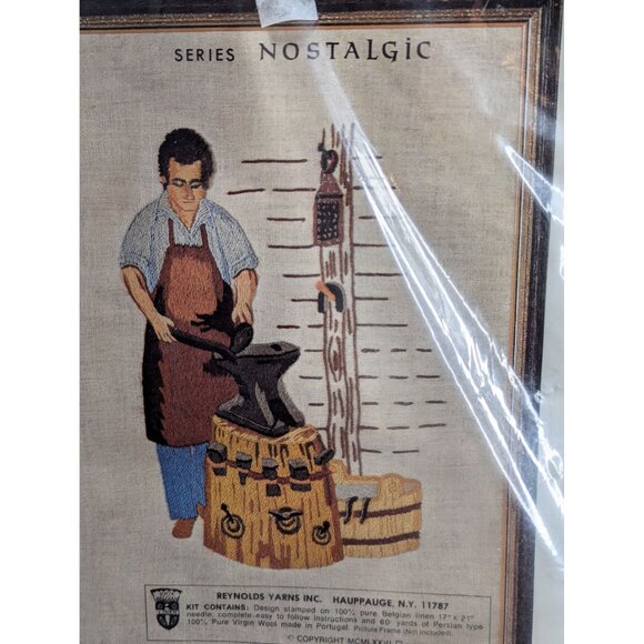 Reynolds Village Smithy Embroidery Kit No. R682 Nostalgic Series - Picture 3 of 4